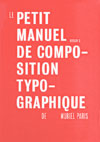 le petit manuel de composition typographique, muriel paris, version 3